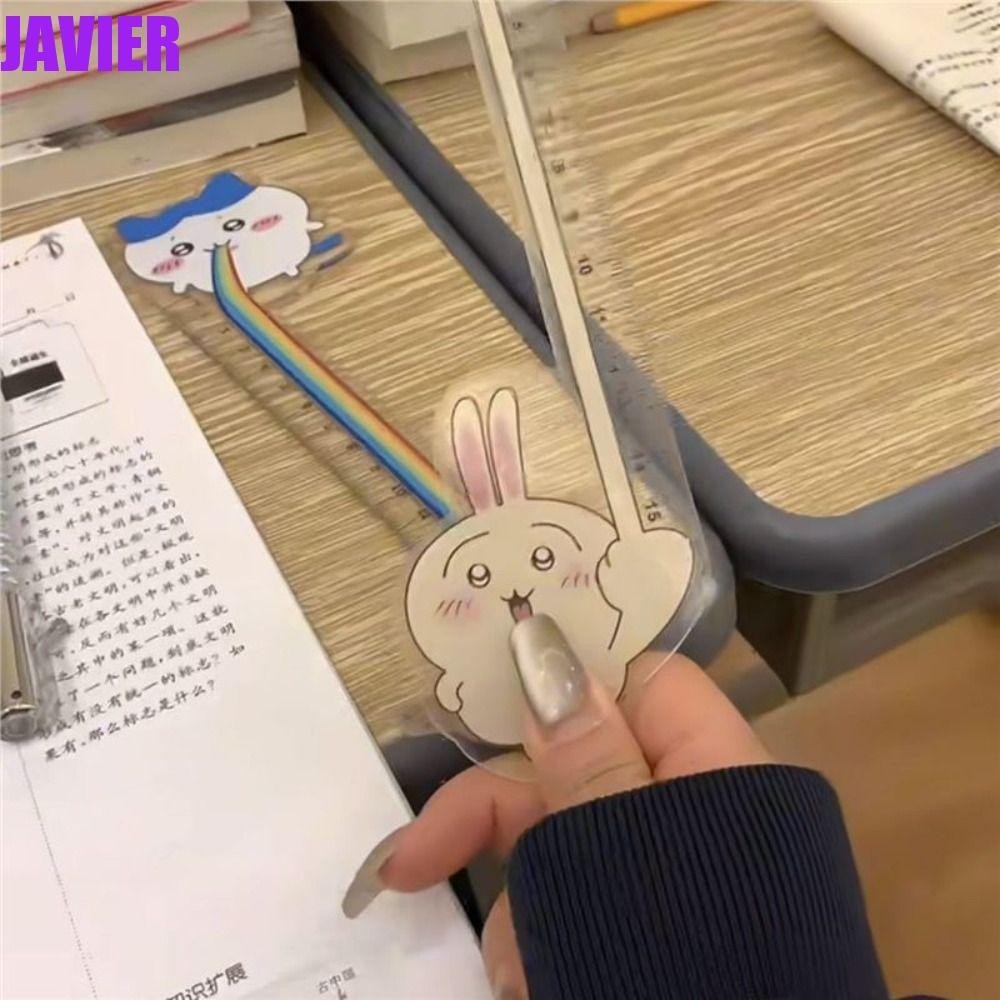 JAVIER Transparent Ruler, Cartoon Cute 15CM Straight Ruler, Anime Funny ...