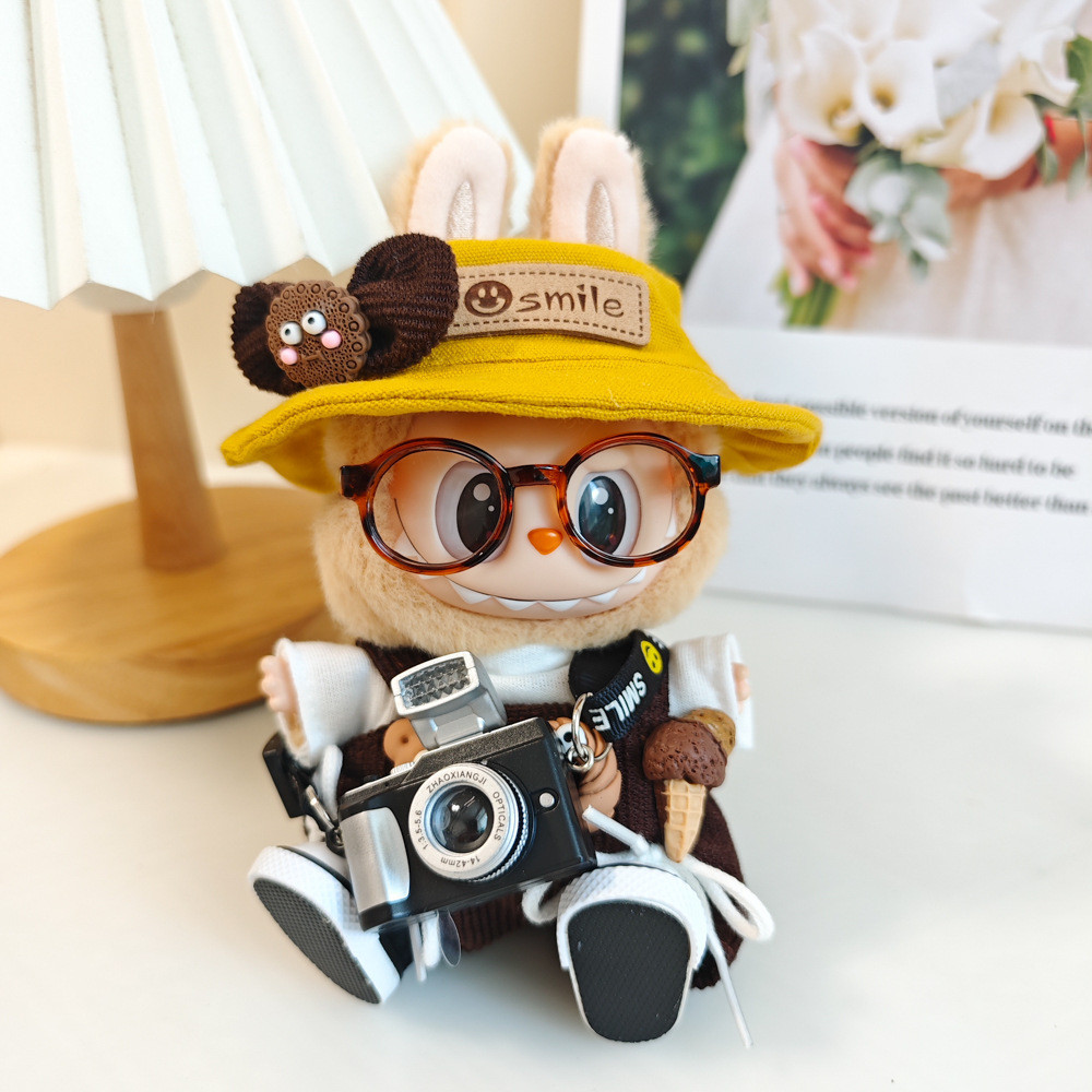 Labubu v2 Suit, Cute Overalls Suit, labubu v2 Pack (Only Clothes Sell ...