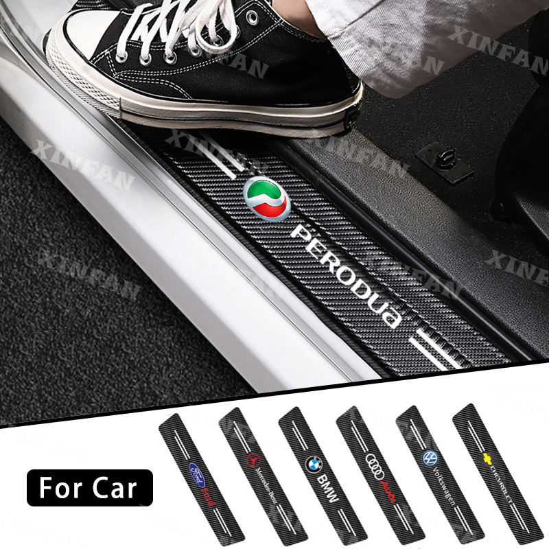 XF Car t shold bar Door anti-step sticker Welcome pedal protection ...