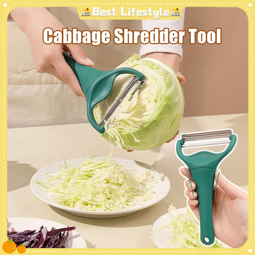 Cabbage Shredder Tool Handheld Double-headed Potato Peeler Stainless ...