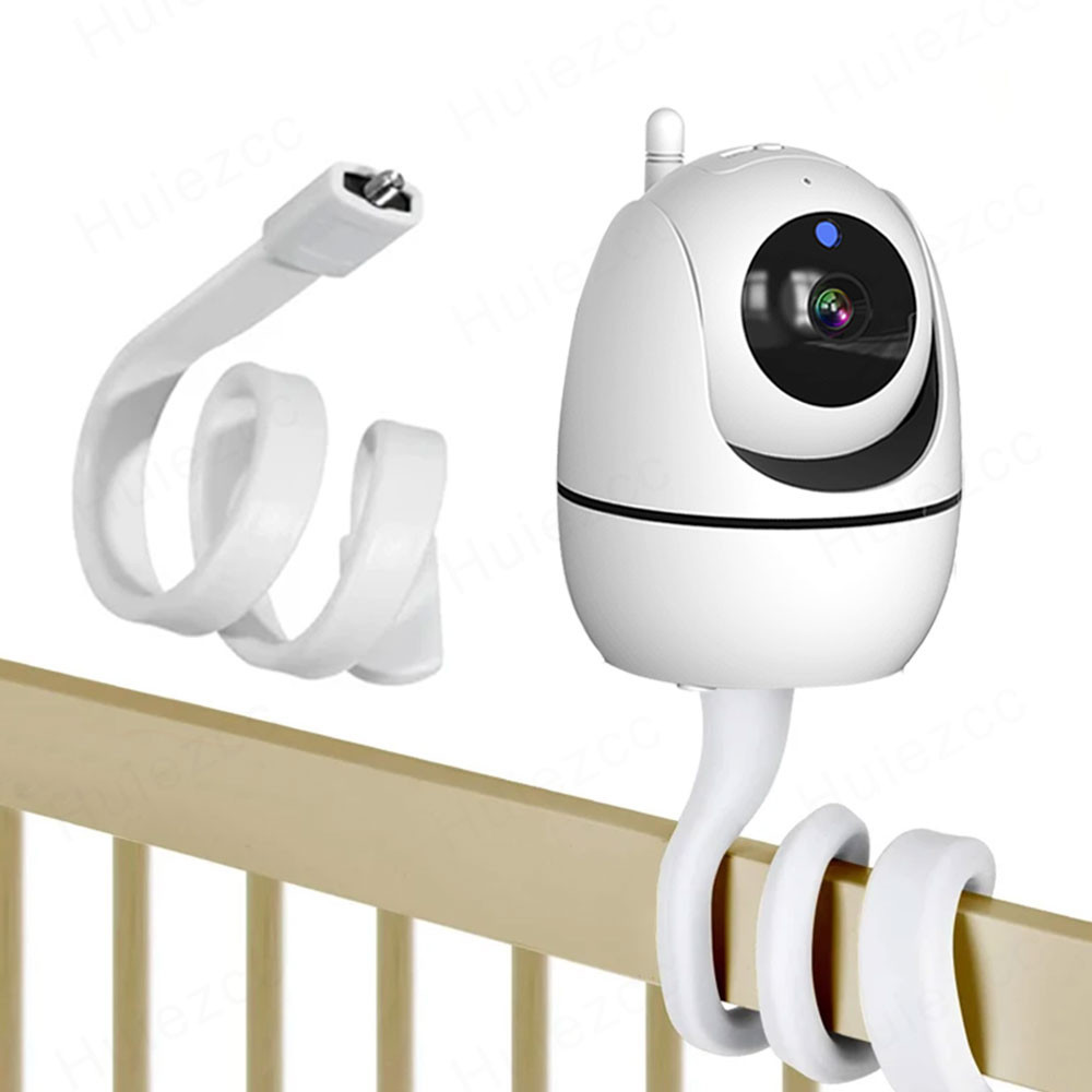 IP Camera Holder Stand Baby Monitor Wall Mount Silica gel Bracket Crib ...
