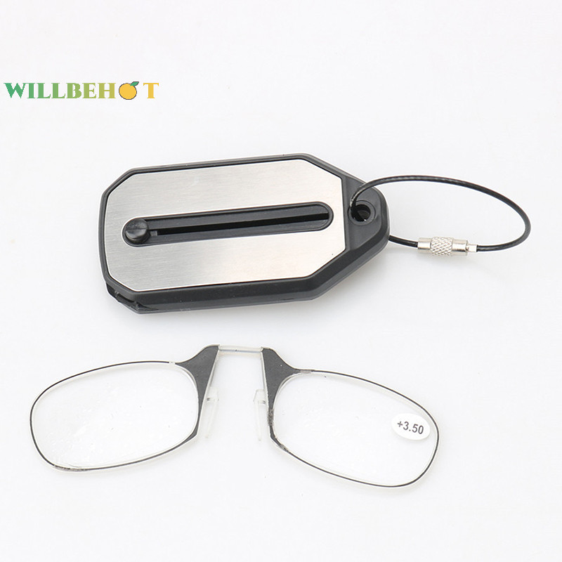 [WillbehotS] New Folding Legless Nose Clip Reading Glasses Men Women ...