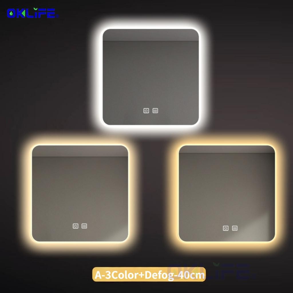 Led mirror makeup mirror Bathroom intelligent mirror Adjustable Toilet Mirror view 10