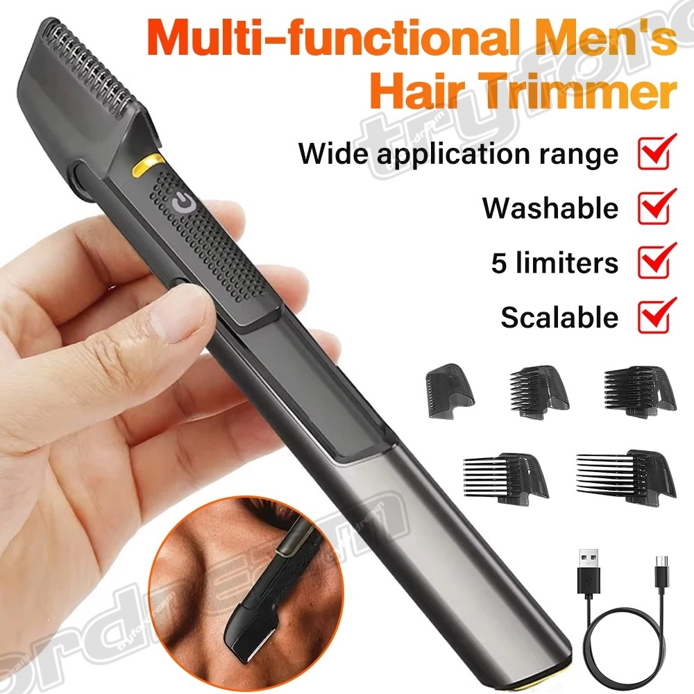 [Local]5 In 1Electric Hair Trimmer Clipper Cordless Rechargeable ...
