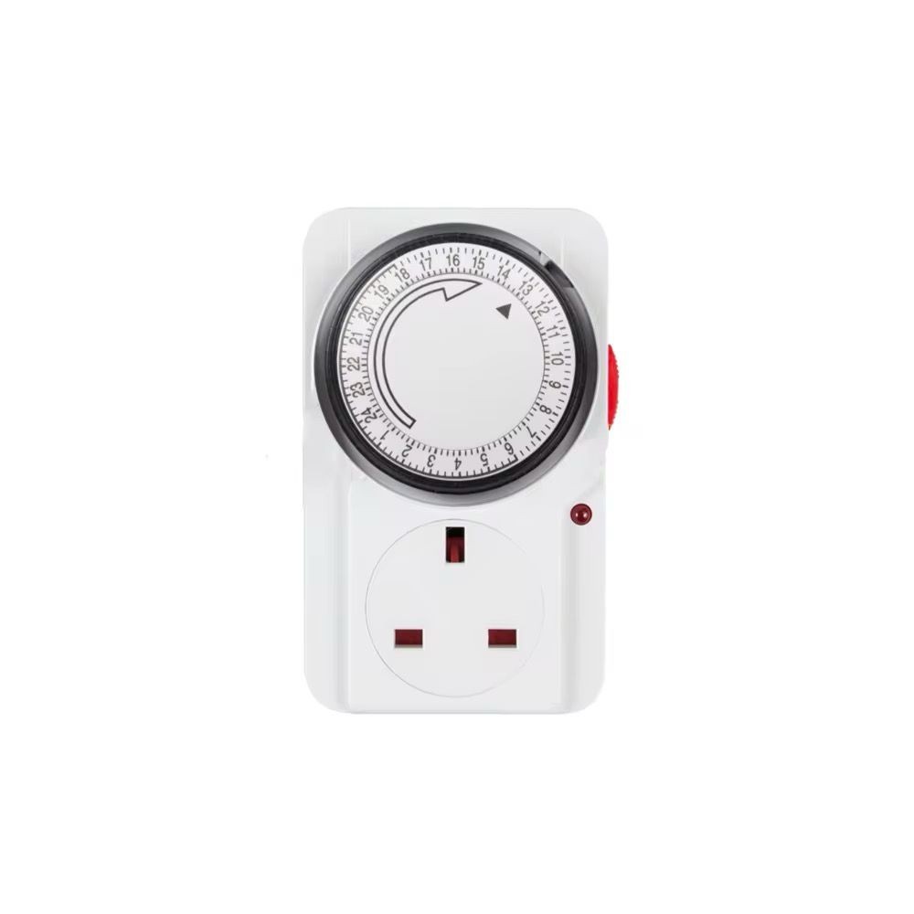 Timer Plug 3Pin Timer Switch Socket 24 Hours 7 Day Programmable Cyclic ...