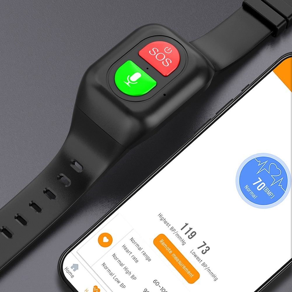 Stay Safe with Fall Detection 4G Smart Watch GPS Positioning and Health Features Shopee Singapore
