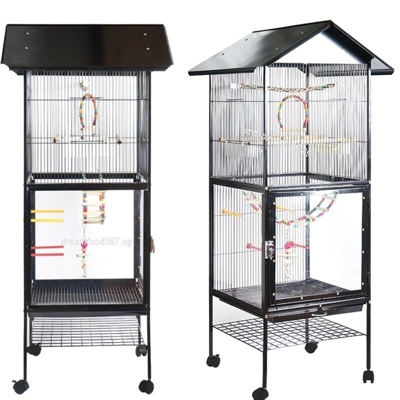Luxurious Macaw Bird Cage Materials Reference: Large Luxury Parrot Cage Peony Wren Myna Breeding Cage Bird