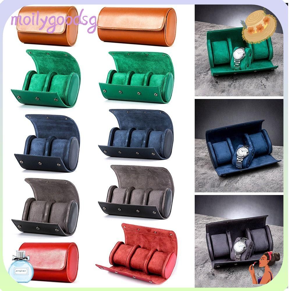 MOILYGOODSG Watch Roll Display Dustproof Travel Gift Watch Bag Shopee Singapore