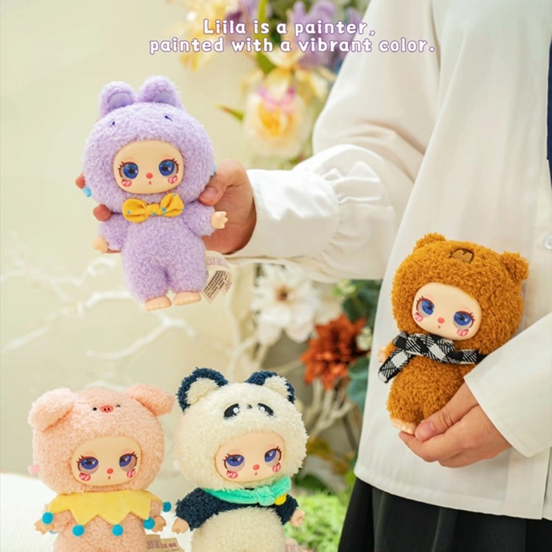 Liila's Zoo 6個セットbaby three V3 labubu