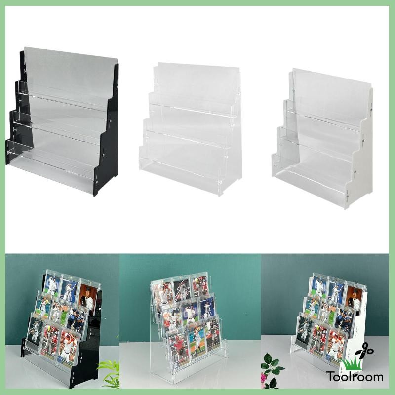 [ Cards Display Shelf Storage Acrylic Shelves for Desktop Window ...