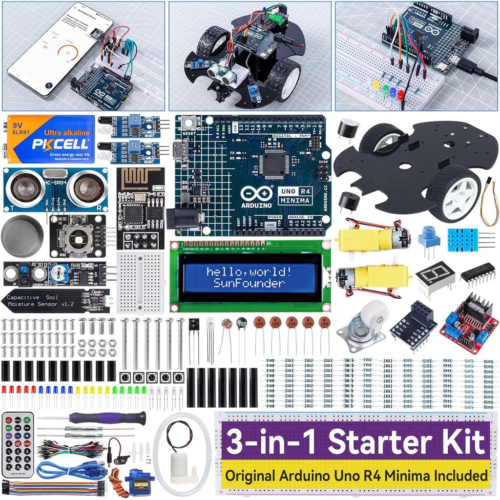 [instock] SunFounder Ultimate Starter Kit with Original Arduino Uno R4 ...