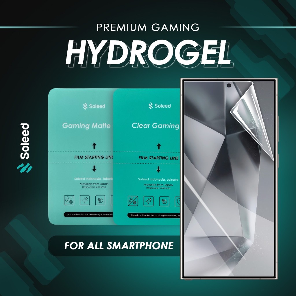 Screen Protector Anti Gores Customized Hydrogel / Anti Gores Semua tipe HP