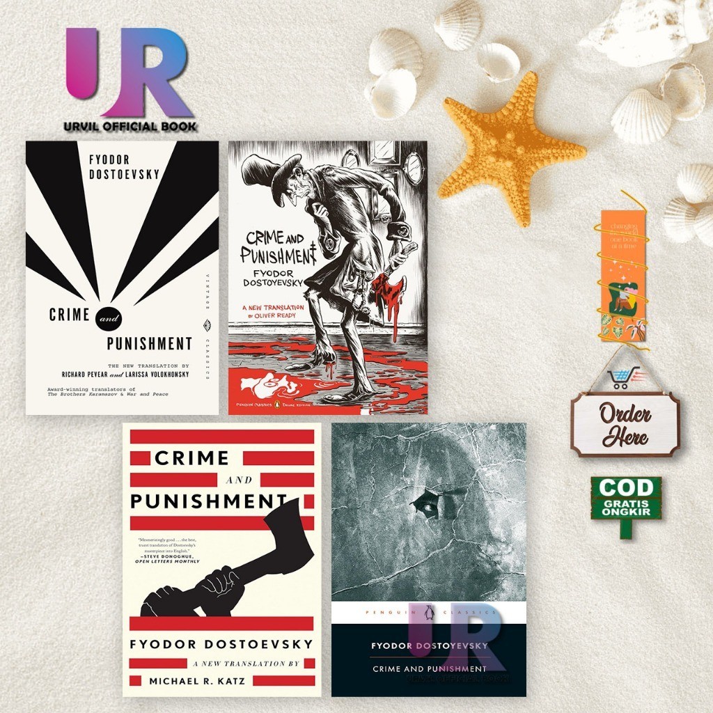 Crime and Punishment (All Translator) By Fyodor Dostoyevsky | Shopee ...
