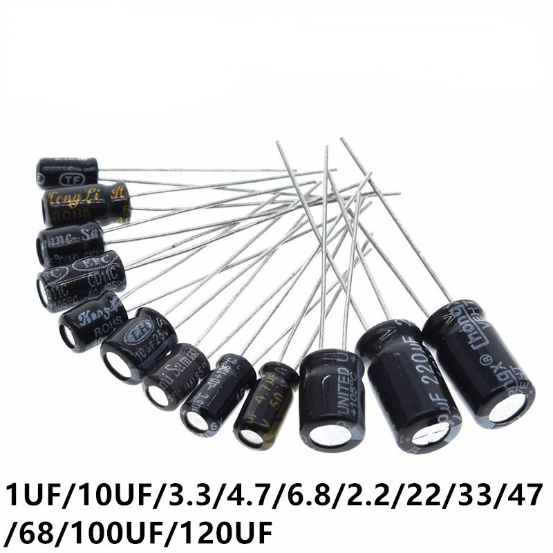 400V In-Line Aluminum Electrolytic Capacitor 1 10 3.3/4.7/2.2/15/22/33 ...