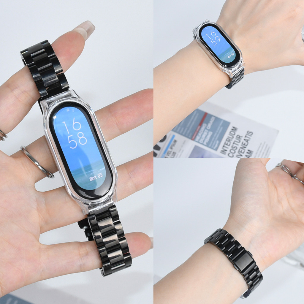 Metal Strap for Xiaomi Mi Band 10 Stainless Bracelet for  Miband 10 Strap for Mi Band Mi Band Wristband Accessories