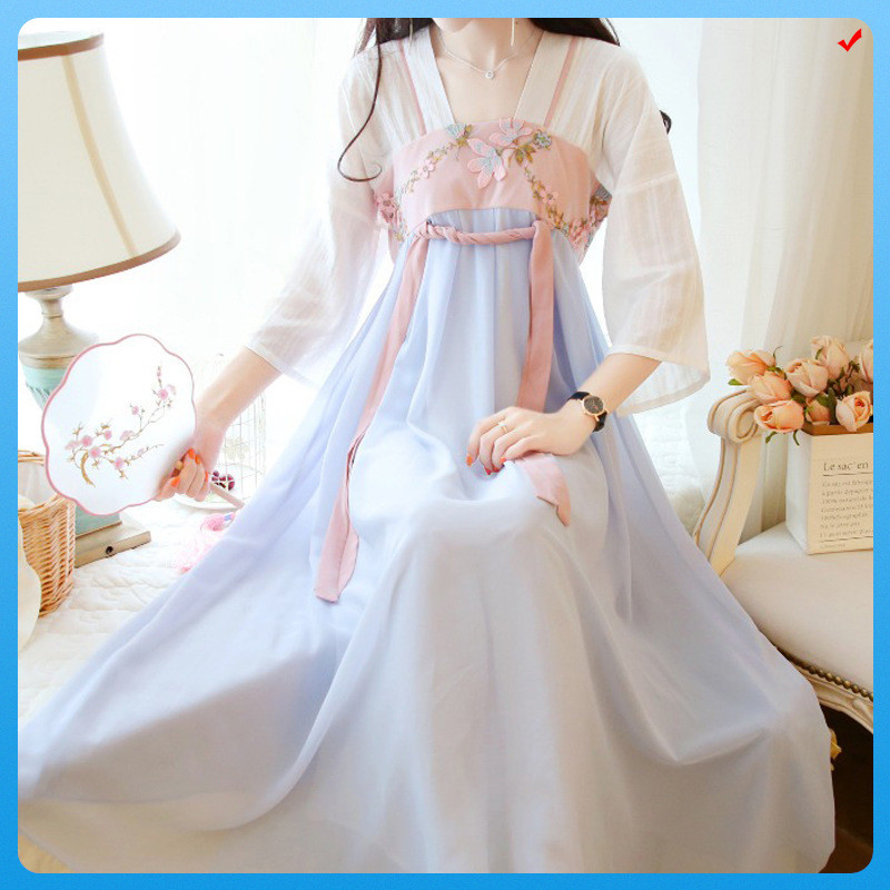 Can Wear for Work Hanfu Ancient Costume Daily Can Wear Female Style ...