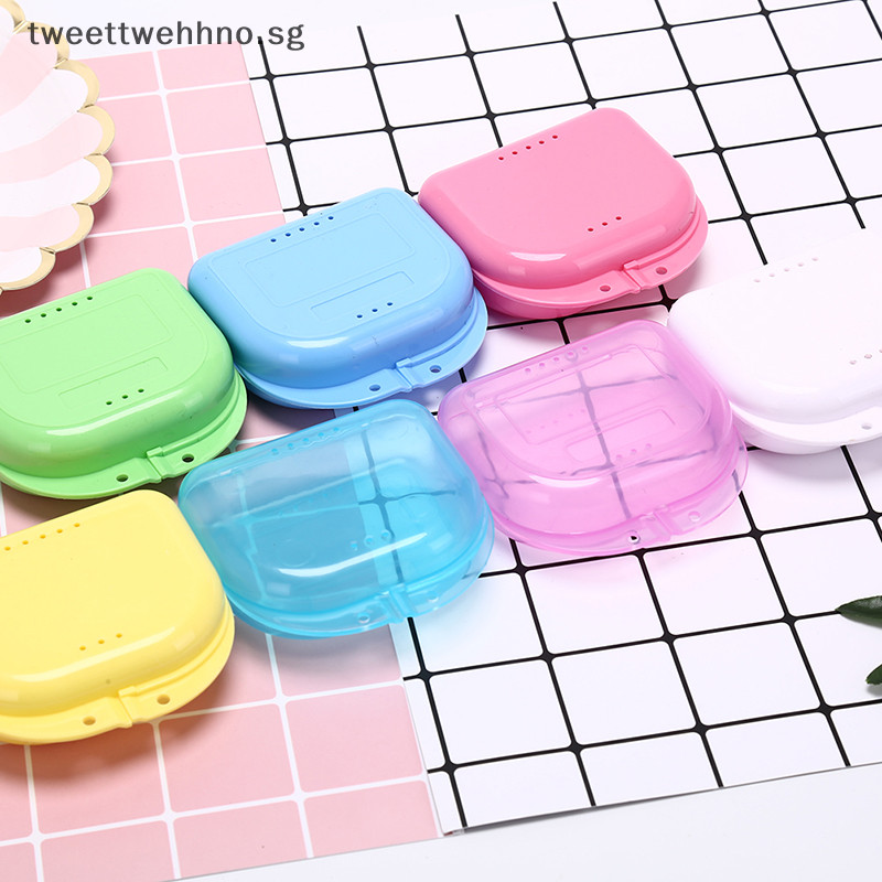 TW dental orthodontic retainer storage case box mouthguard container SG ...