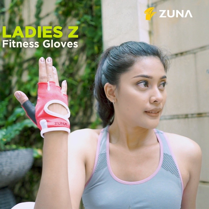 Zuna Gloves Fitness Ladies Z / Sarung Tangan Pilates / Gym Cewek - Gambar 2