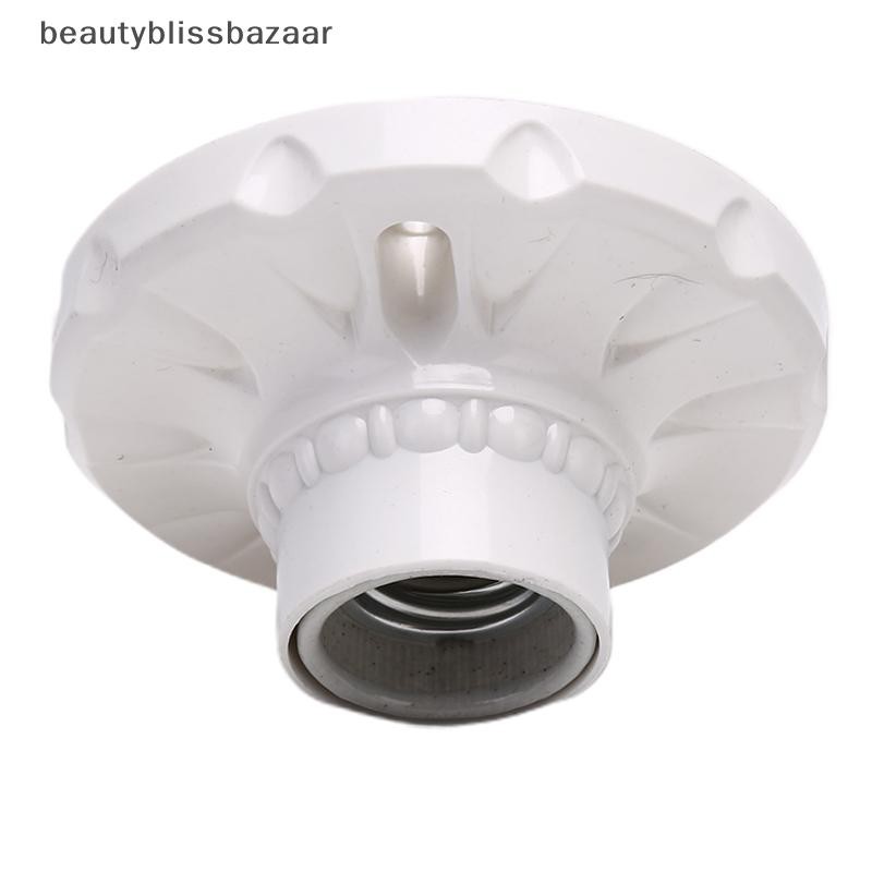 [beautyblissbazaar] E27 Ceramics LED Light Bulb Holder Round Socket ...