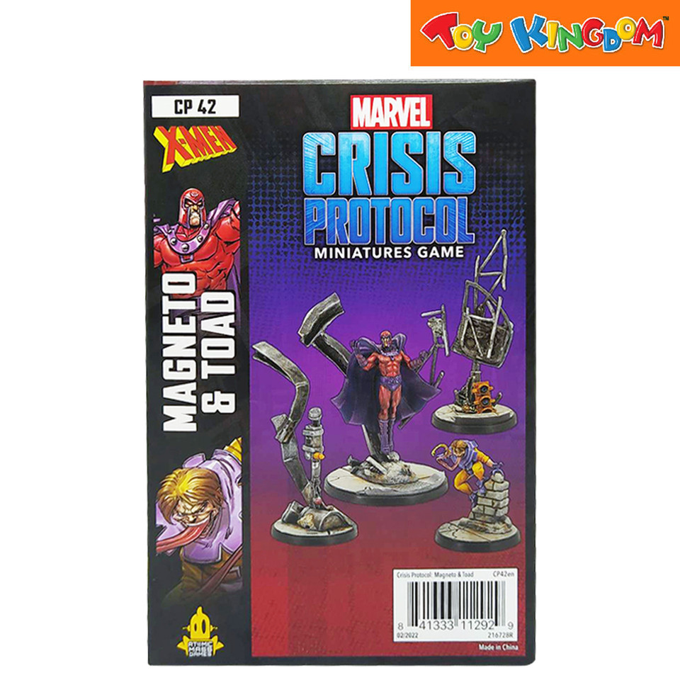 Marvel Crisis Protocol - Magneto & Toad - Figurines Neuve Sous Blister