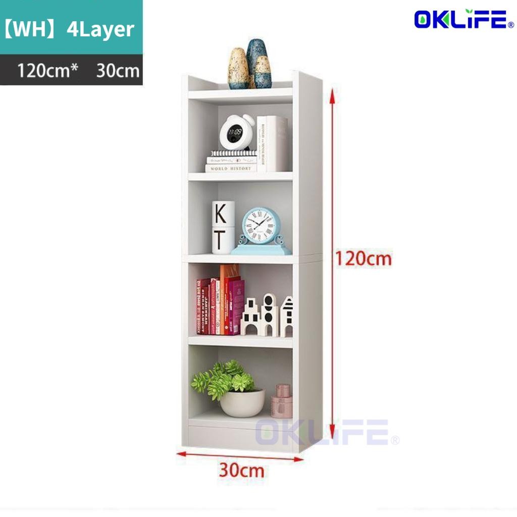 storage display cabinet floor bookshelf floor simple collection narrow seam small shelf Bookshelf Storage Rack view 11