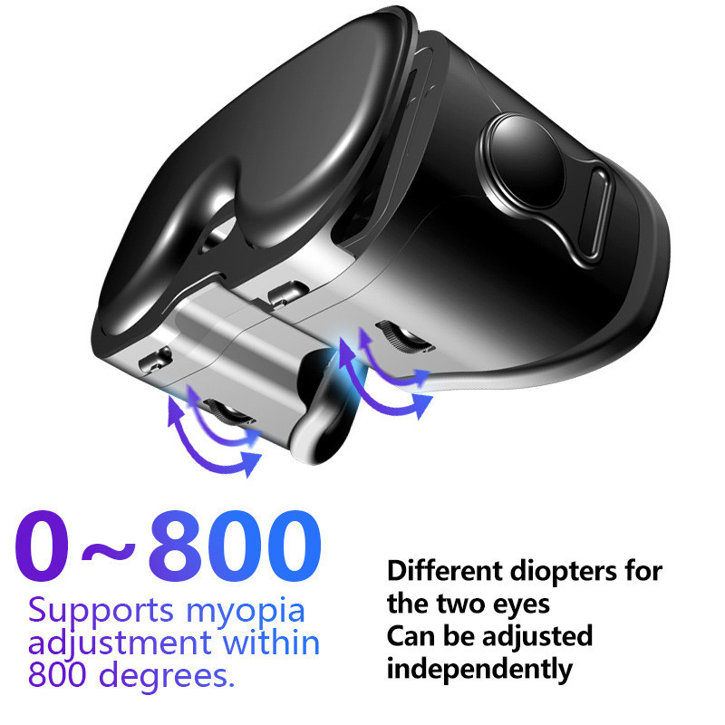 VRG Pro Q8 Blue Ray Glasses 3D Virtual Reality description image 5