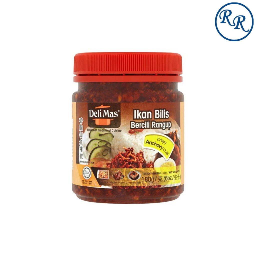 DELIMAS SAMBAL RANGUP IKAN BILIS HALUS 180GM | Shopee Singapore