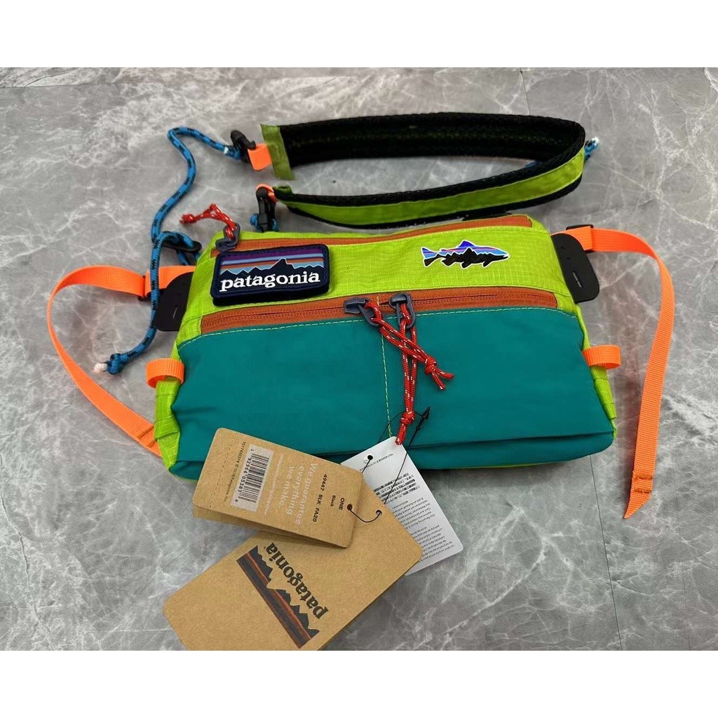 Patagonia sling bag Multifunctional Lightweight Waterproof Plaid