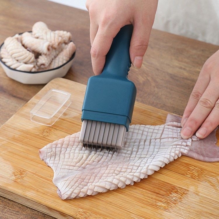 Squid Cutting Knife Tool Retractable Adjustable Chicken Gizzard Puller ...