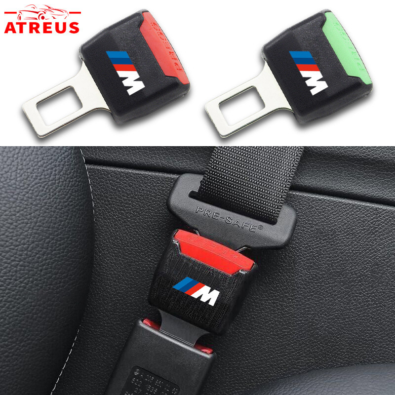 1/2Pcs BMW M Car Seat Belt Clip Extender Safety Seatbelt
