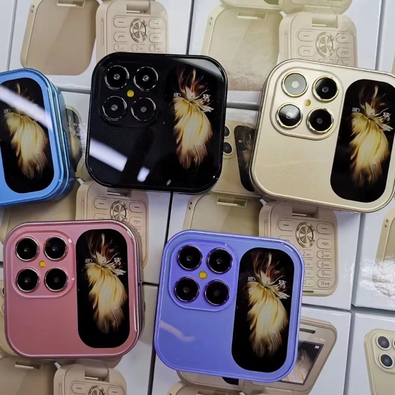 2024 Hot sales Gift Elderly Phone i17 mini 2G Flip Phone button