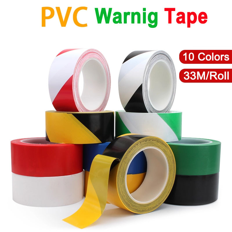 Caution Tape Width 10-60mm Warning Tape Road Marking Safety Grip Floor ...