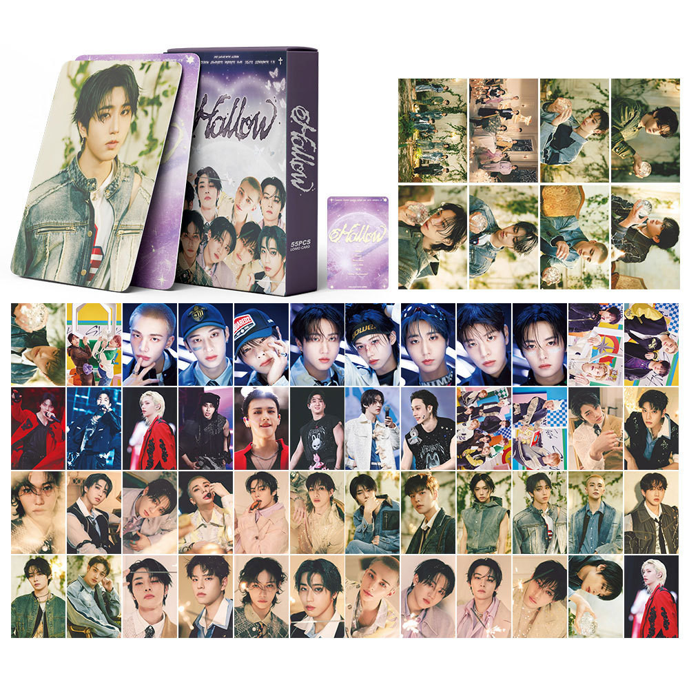 55pcs STRAY KIDS SKZ HOP Lomo cards Rock Star FANMEETING SKZ'S