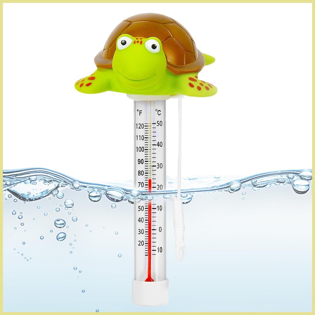 Pool Temperature Meter Floating Turtle Design Outdoor Temperature Meter ...