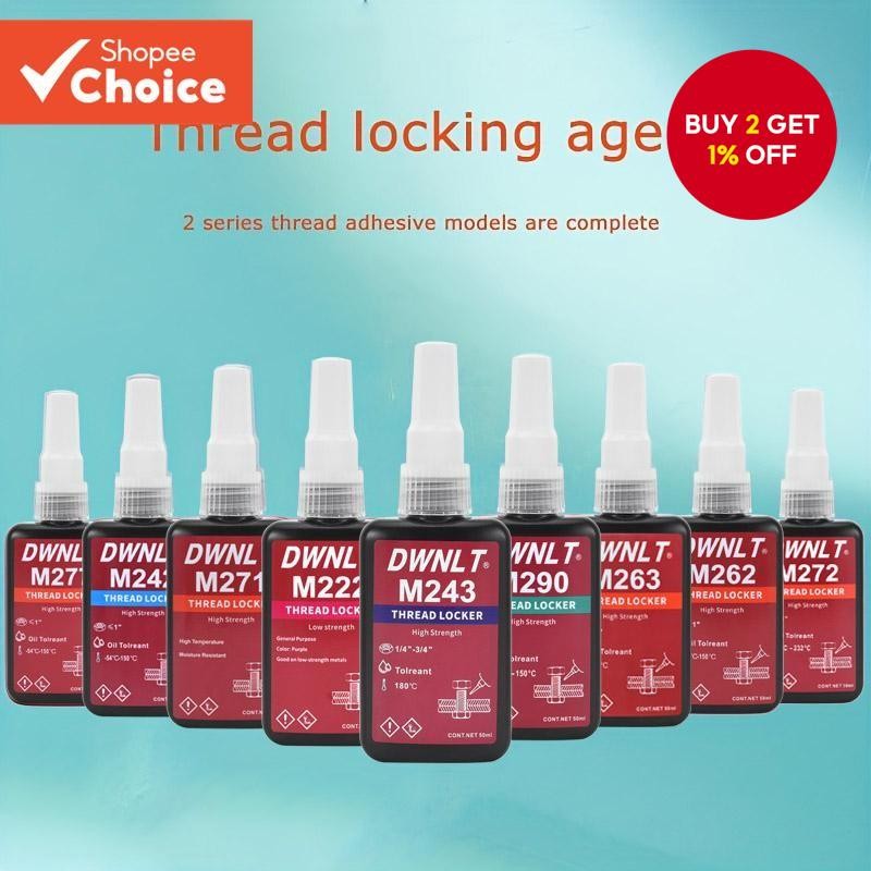 50ml Thread Locking Adhesive, High-Temperature Removable Glue for Metal ...