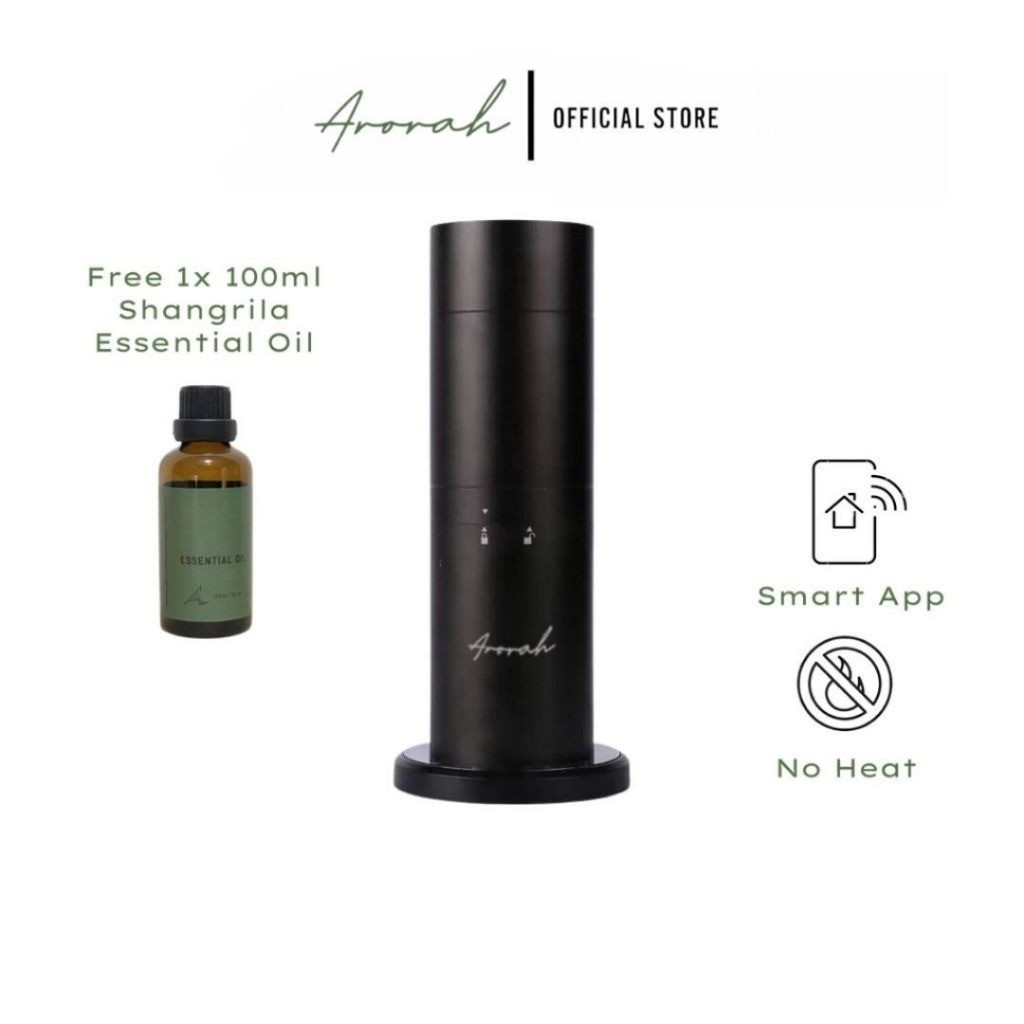 [ARORAH] Elegant Tower Pillar Scent Diffuser Aroma Nebulizer With Smart ...