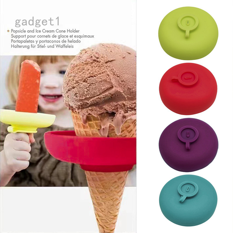 Reusable Silicone Popsicle Holder Popsicle Drip Catcher Frozen Ice Cream Holder For Summer