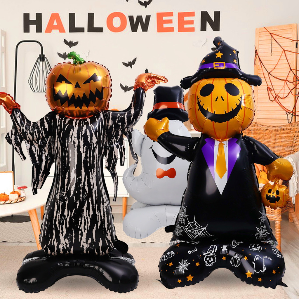 Spooky Halloween Inflatable Figures Set - Various Styles of Holiday ...