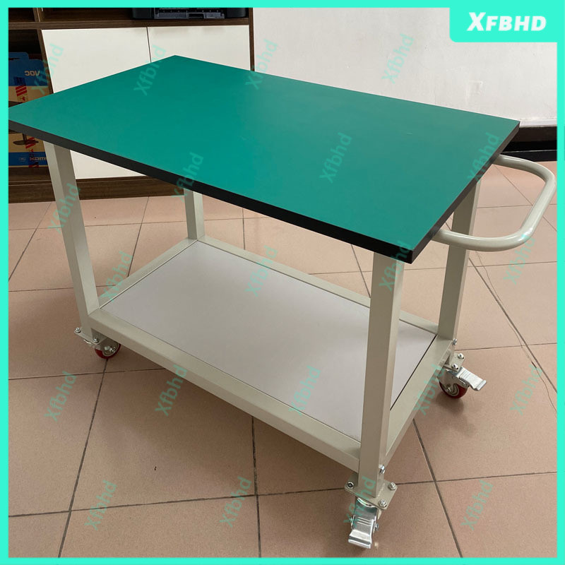 Anti-Static Movable Workbench with Wheel Table Workshop Trolley ...