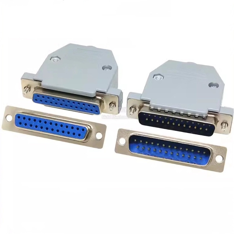 DB25 Core Welding Wire Type Socket Double Row Male/Female/Rubber Shell ...