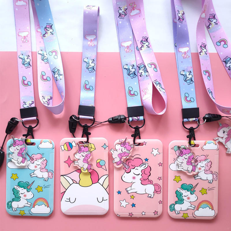 SG Seller🇸🇬】Unicorn Kids Ez-Link Card Holder Cute & Durable