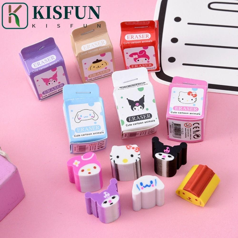 KISFUN Anime Wiping Eraser, Lovely Cinnamoroll Cute Rubber Eraser ...