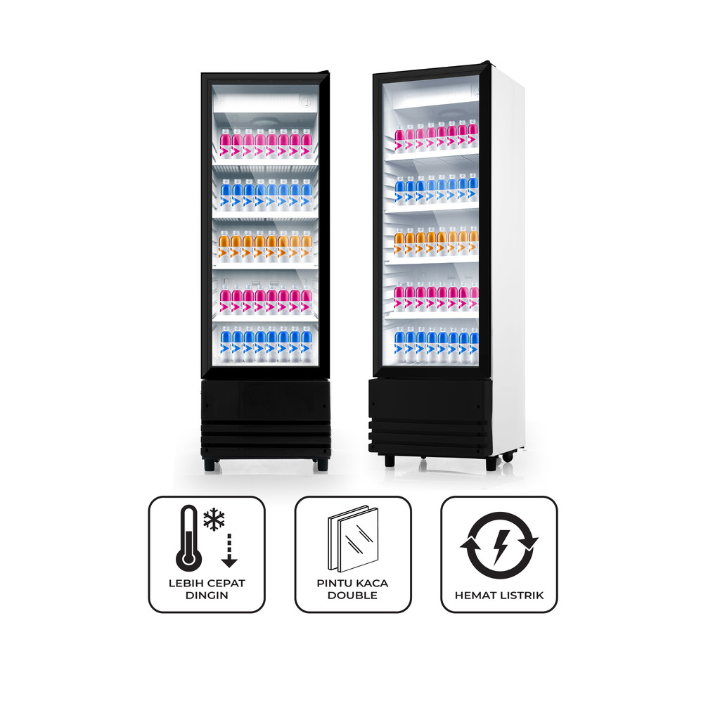 Maspion Lemari Pendingin Showcase 218 Liter USG-218 ND C - Gambar 3