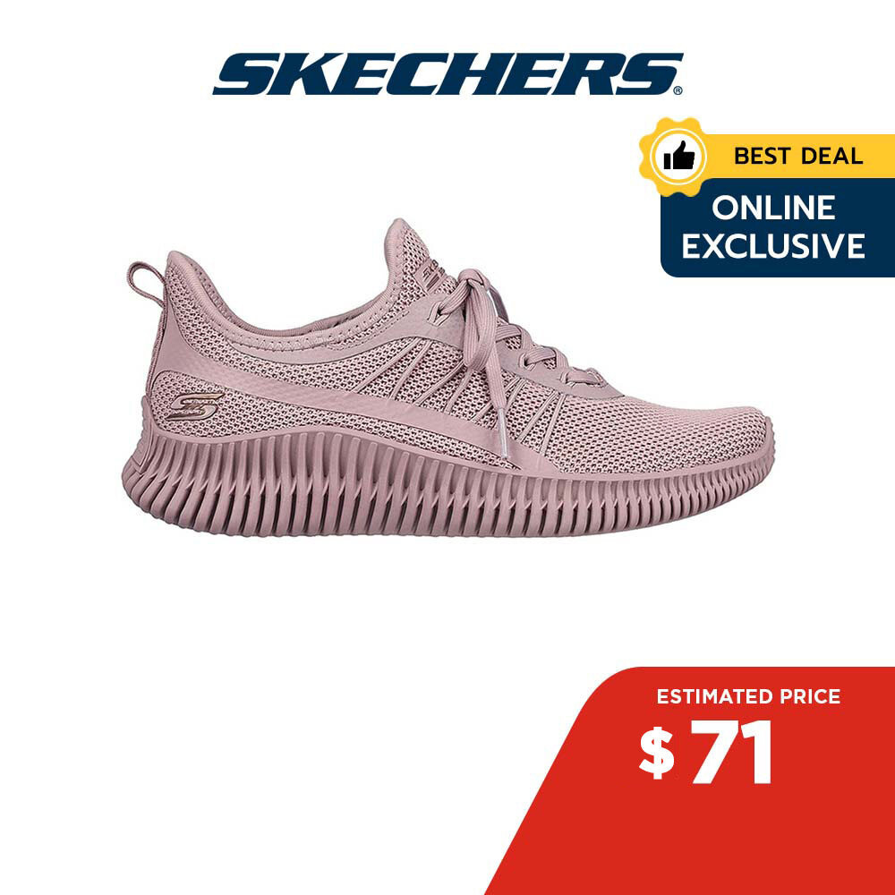 Pre Order Skechers Online Exclusive Women BOBS Sport Geo New Aesthetics Casual Shoes 117417 ROS Memory Foam Shopee Singapore