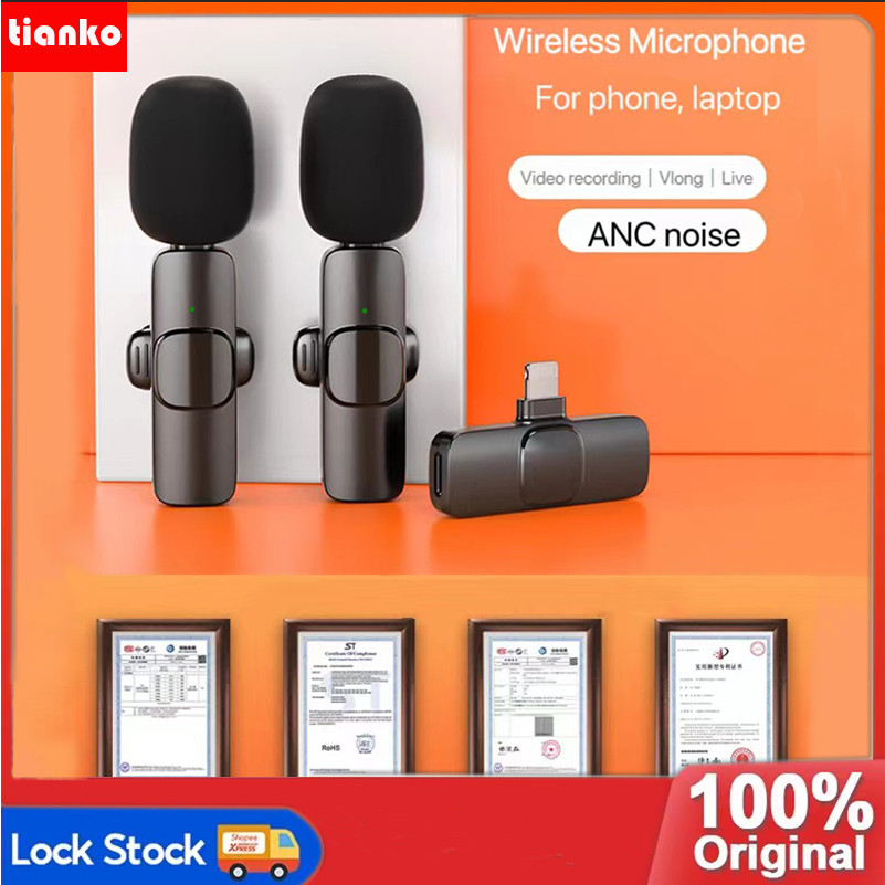 TIANKE factory outlet Wireless Microphone for phone Lavalier Microphone ...