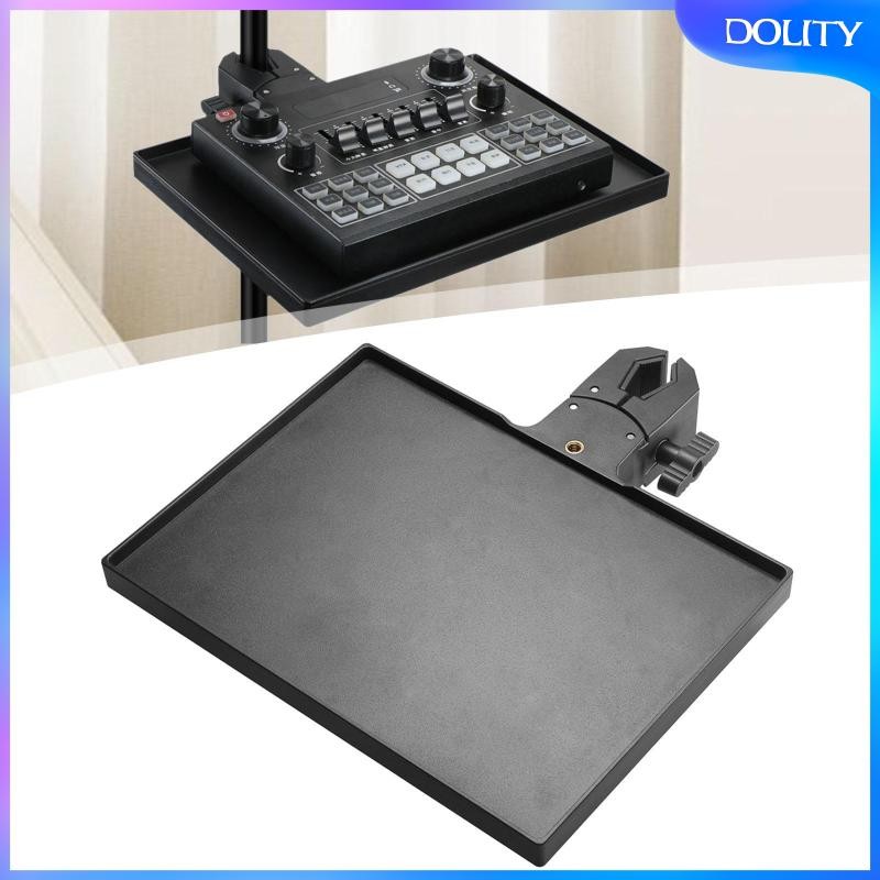 [dolity] Sound Card Tray Bracket Microphone Stand Rack Tray Adjustable ...