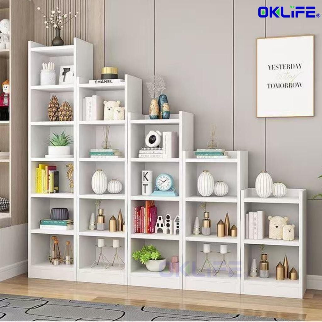 storage display cabinet floor bookshelf floor simple collection narrow seam small shelf Bookshelf Storage Rack view 4