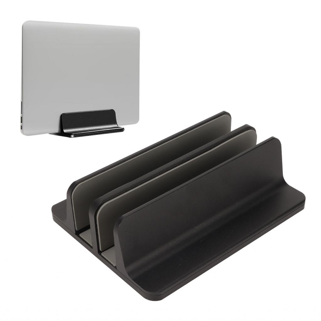 Vertical Laptop Stand Double Dock Holder for Tablet | Shopee Singapore