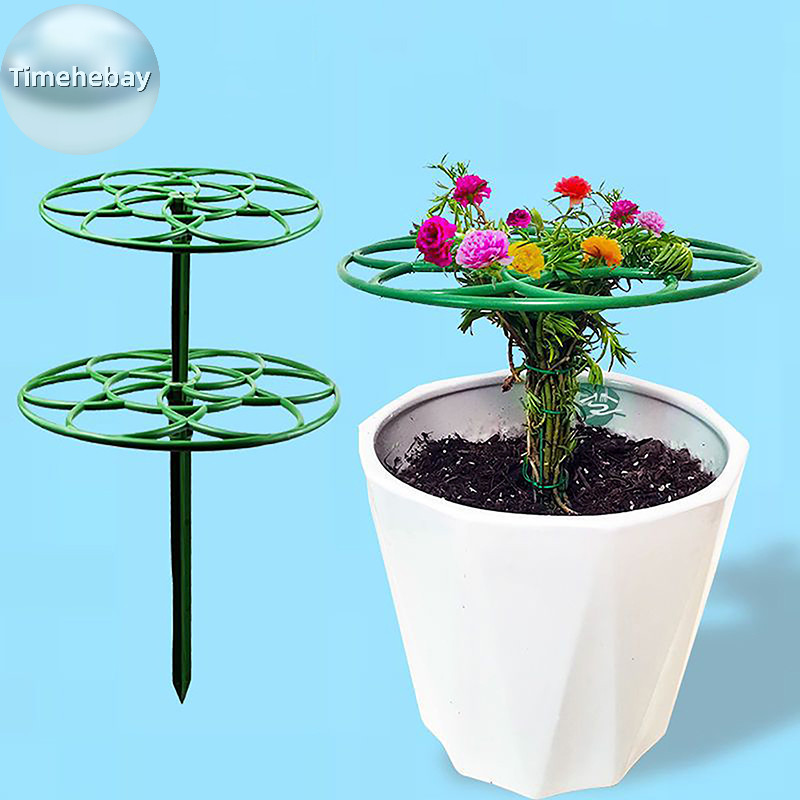TimeHebay 1Pc Plastic Garden Stackable Climbing Frame Plant Cage Frame
