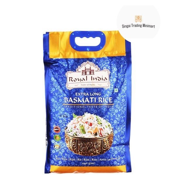 Royal India Basmati Rice Extra Long 5kg | Shopee Singapore